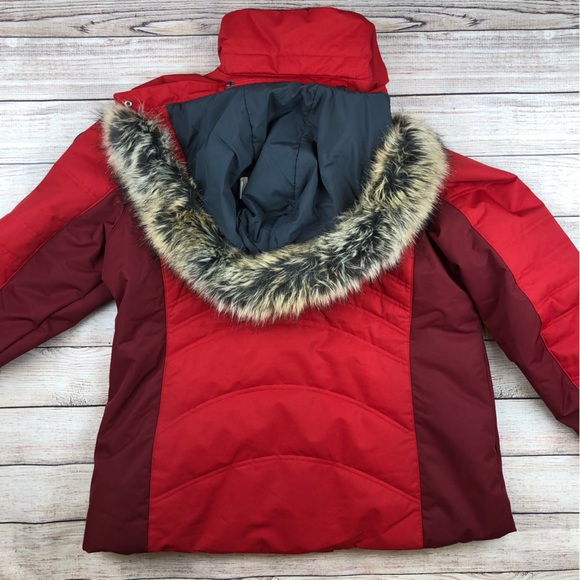 Women’s Red Obermeyer Tuscany II Insulated Ski Jacket - Size 16 - Picture 12 of 16
